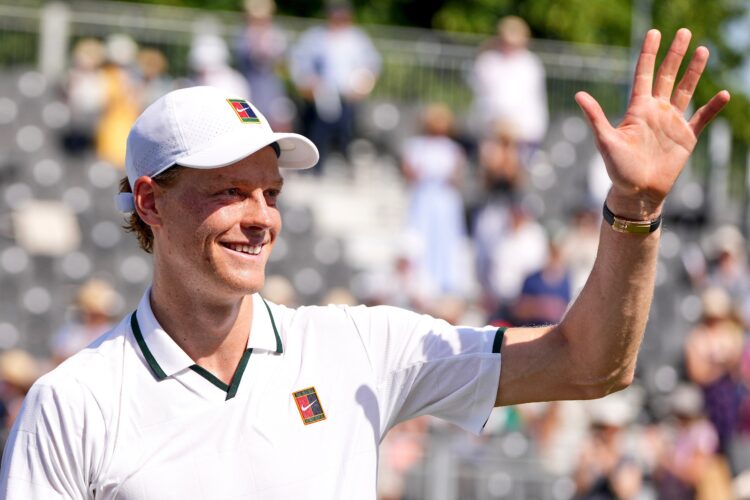 Sinner optimistic after pre-Wimbledon exhibition match